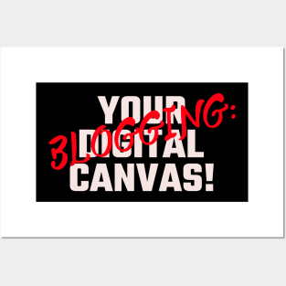 Blogging on a digital canvas Posters and Art